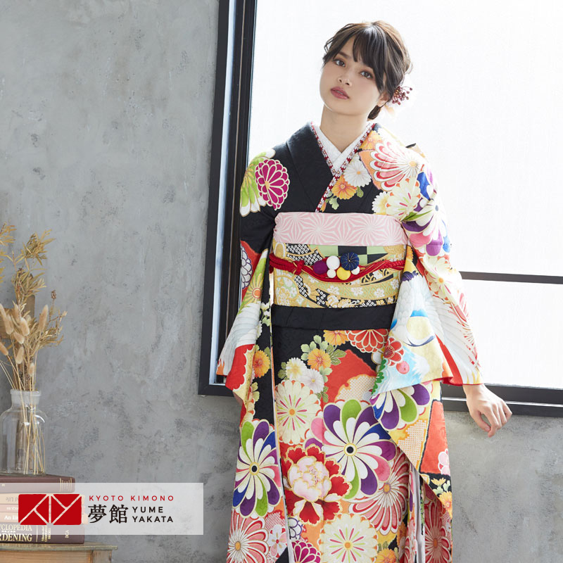 楽天市場】成人式早割クーポン10％オフ【振袖 レンタル】RS1906 正絹