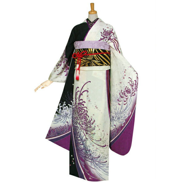 楽天市場】【振袖 レンタル】 結婚式 結納R984 正絹 白 乱菊 振袖