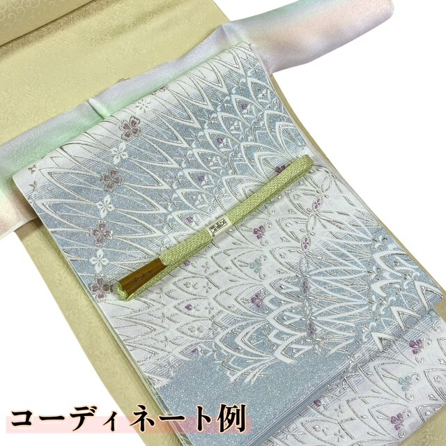 楽天市場】袋帯 西陣織 浅山織物 真珠箔 フォーマル 正絹 未仕立て品