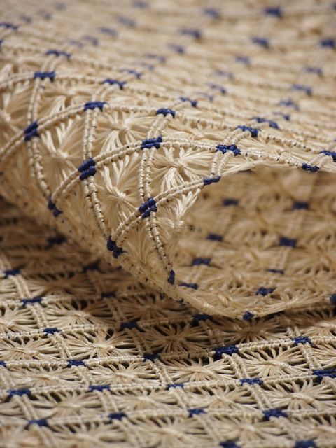 楽天市場】帯の誉田屋謹製 夏用八寸名古屋帯 芭蕉通風段文 羅 白地に青