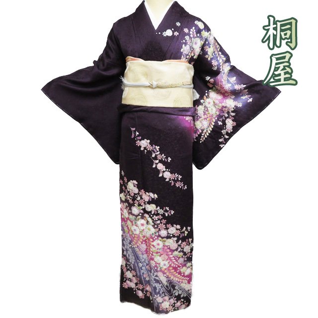 楽天市場】【 未使用 】 特選 訪問着 着物 袷 桐屋 徳永正峰 辻が花