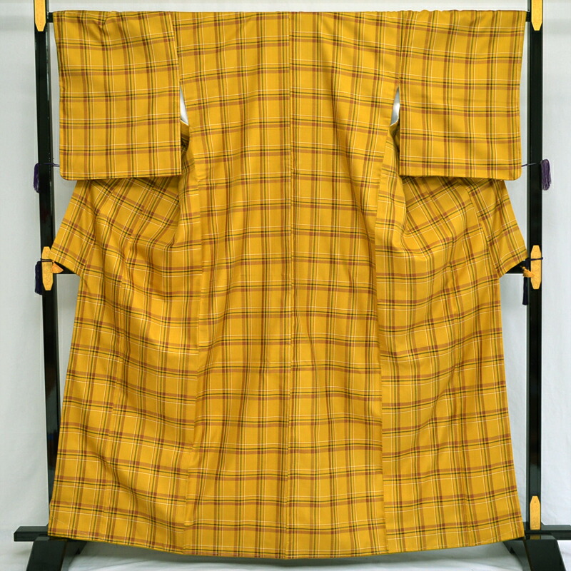楽天市場】希少 本場黄八丈 綾織り 丸まなこ 重要無形文化財 草木染め