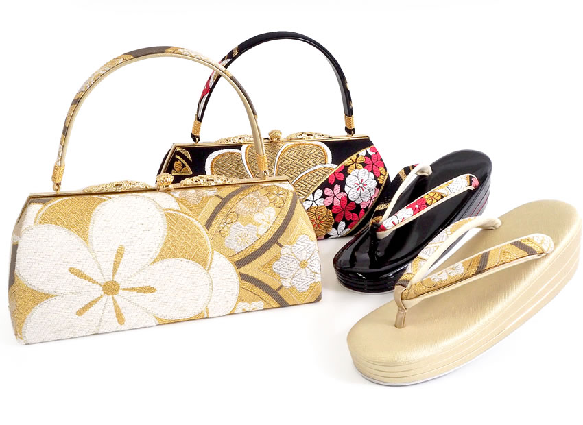 楽天市場】草履バッグセット 振袖 二尺袖 袴 成人式 卒業式 ゴールド