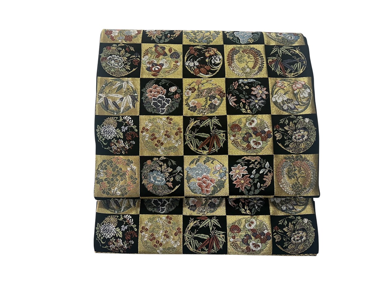 楽天市場】秋ファッション 袋帯 山下織物 正絹 京都 西陣 証紙番号503