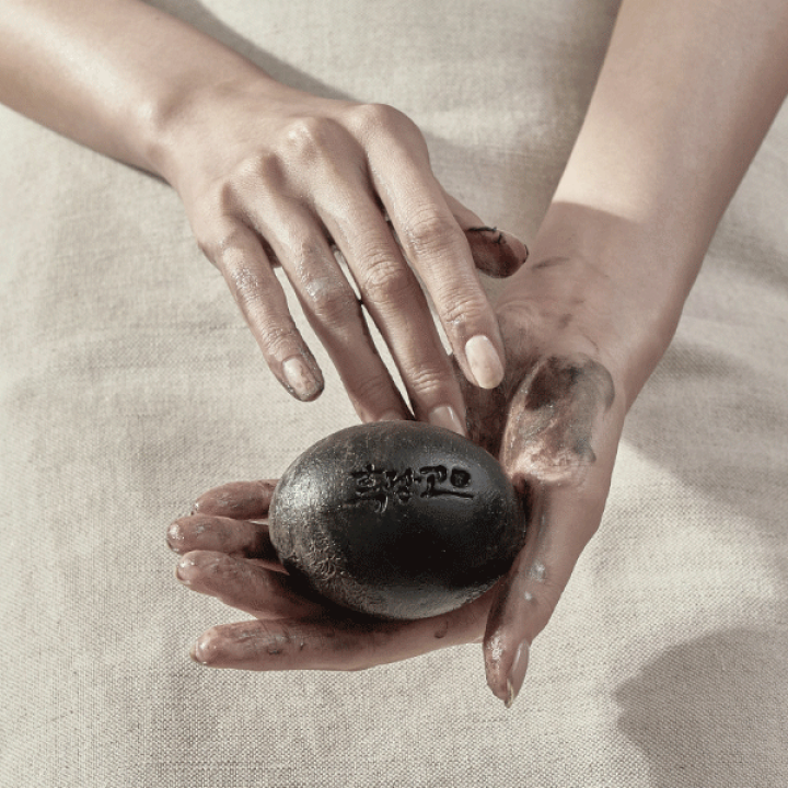 楽天市場】コスメシェフ HEUKDANGO 石鹸 黒石鹸 高級石鹸 洗顔