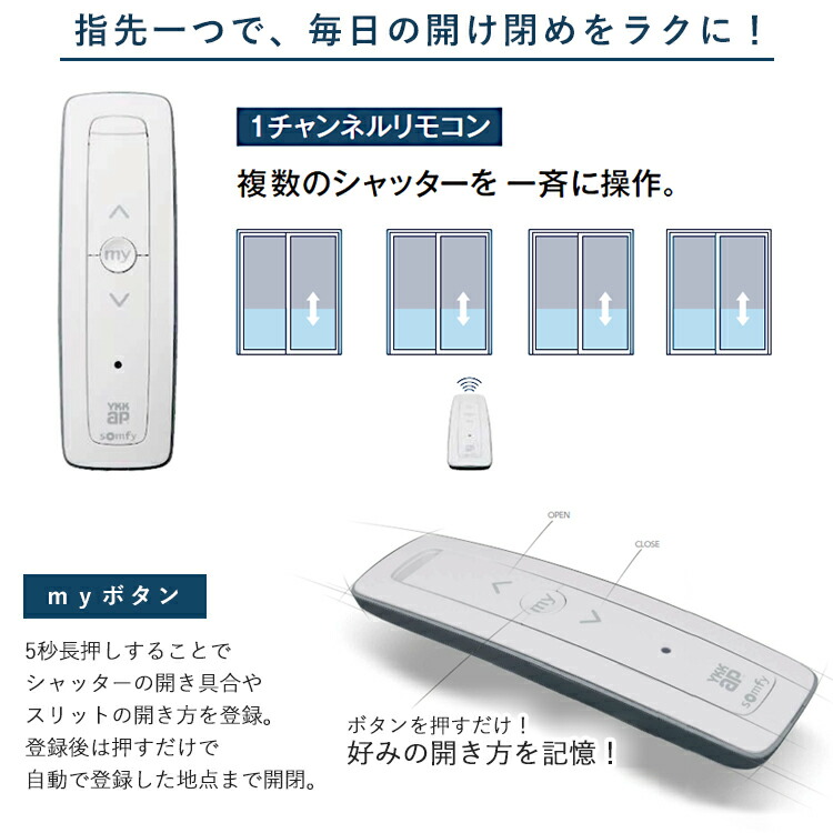 楽天市場】YKKAP メーカー純正品 新1チャンネルリモコン 3K45145