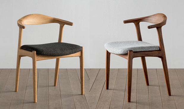 楽天市場】ダイニングチェア オメガ2 セミアームチェア 椅子 イス 受注