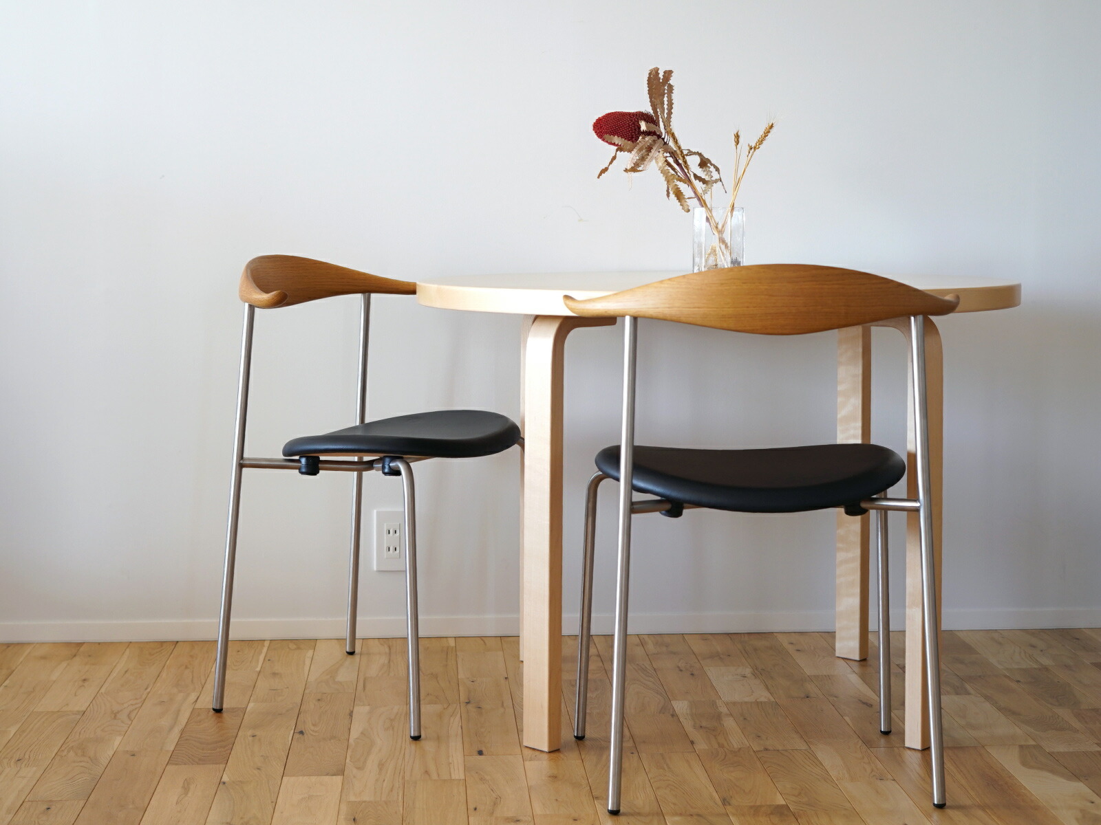 楽天市場】【全2色】CH88P オーク/オイル仕上げ ステンレス脚 CARL