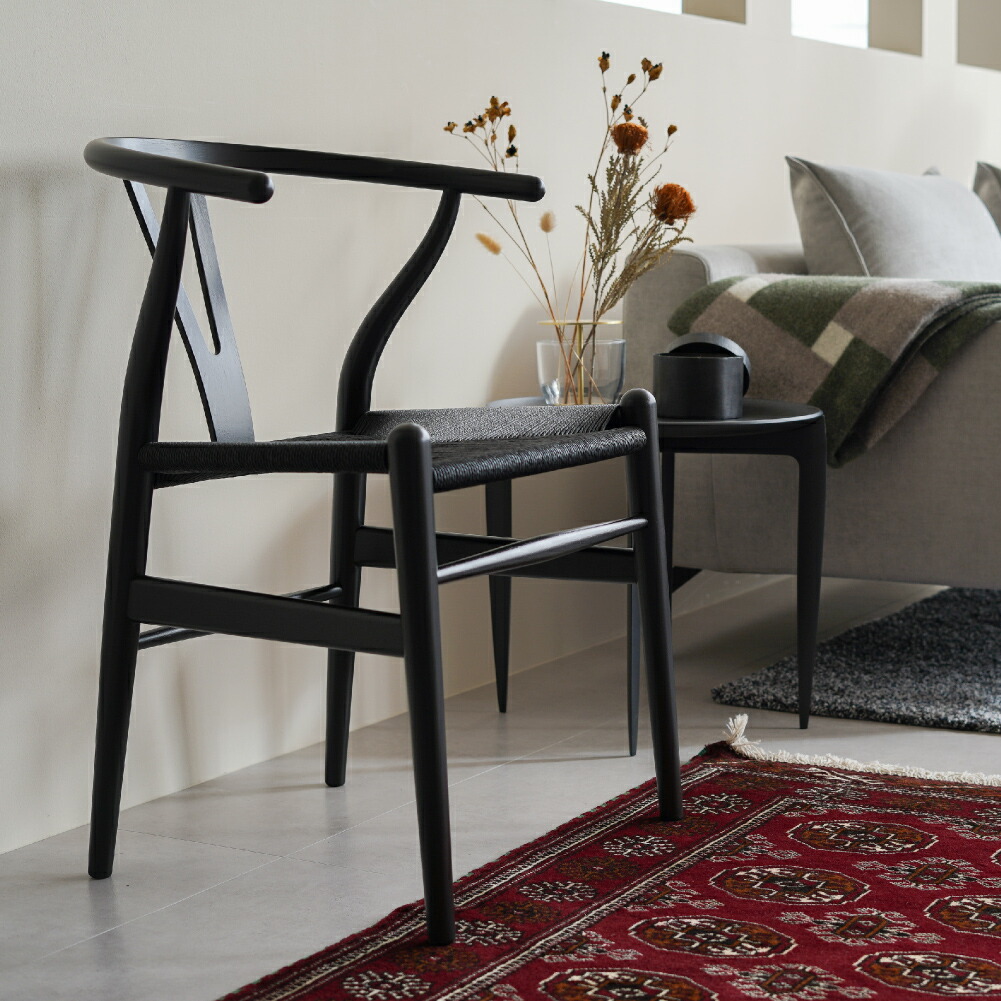 楽天市場】《限定モデル》CH24（Yチェア） ユーカリ/ブラック塗装 座面