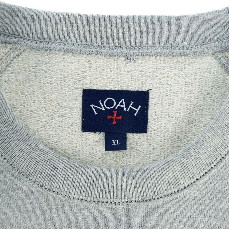 楽天市場】ノア NOAH NYC ロゴスウェット XLサイズ グレー コットン100