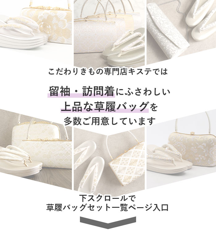 楽天市場】草履バッグセット 留袖用 訪問着用 世美庵 S M L LLサイズ