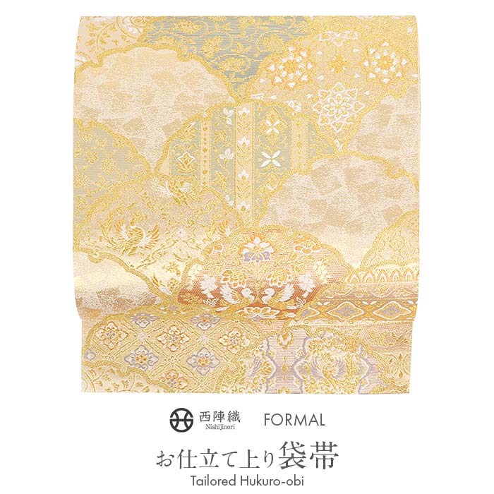 楽天市場】袋帯 フォーマル 黒留袖 色留袖 訪問着 金 雪輪 おしどり 華
