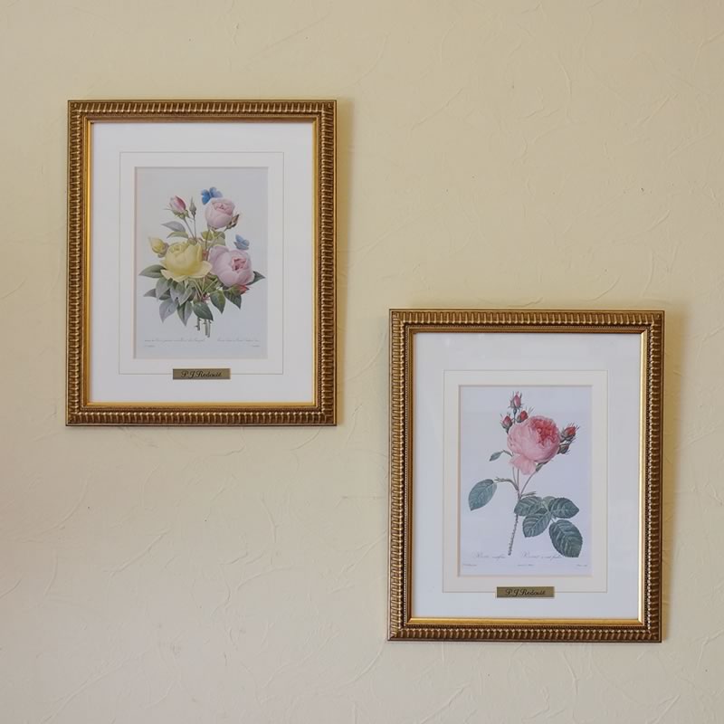 楽天市場】【スーパーセール価格】 絵画 インテリア ルドゥーテ ローズ