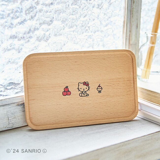 楽天市場】ハローキティ ウッドトレー[キティちゃん 眼鏡置き