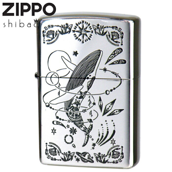 楽天市場】ZIPPO 柴尾 shibao くじら ジッポー ライター 正規品
