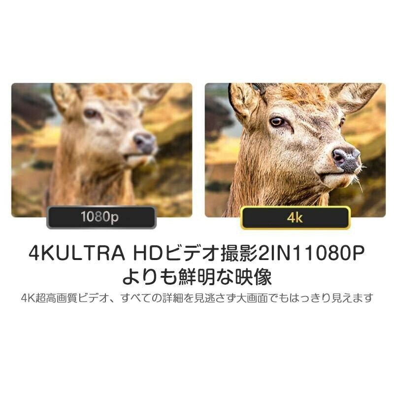 楽天市場】【1年保証】ビデオカメラ 4K WIFI機能 vlogカメラ 4800万