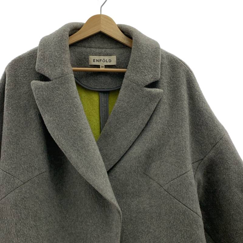 楽天市場】ENFOLD / エンフォルド | リバーウールルーズコクーンコート