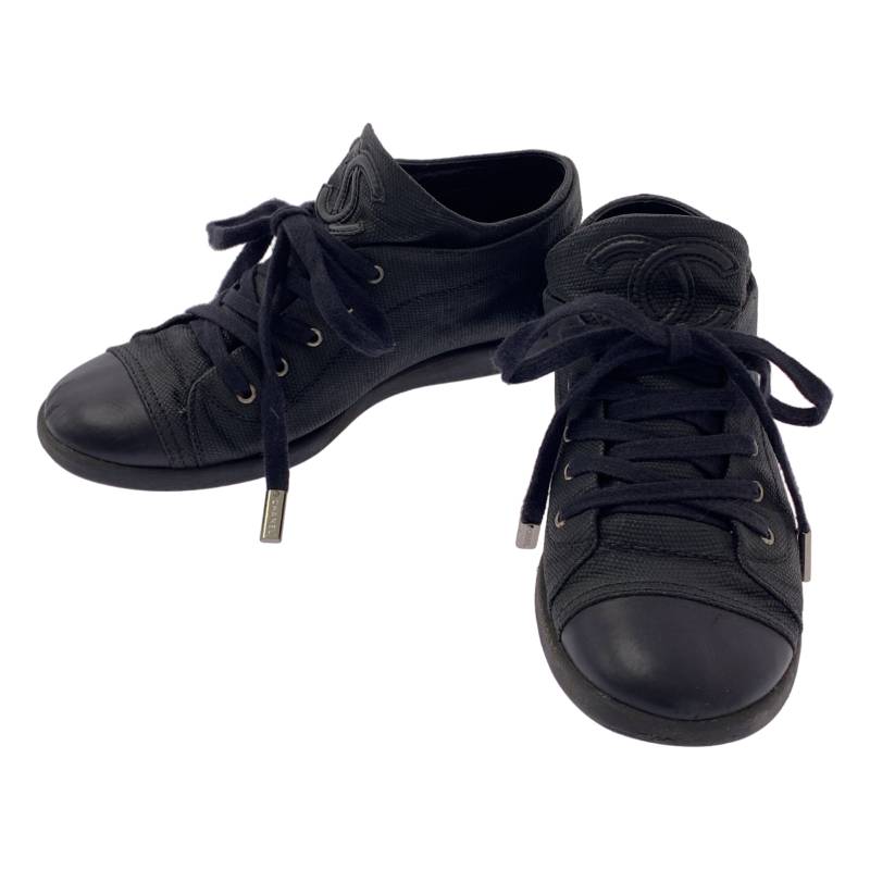 楽天市場】CHANEL / シャネル | ココマーク レザー切替 レースアップ