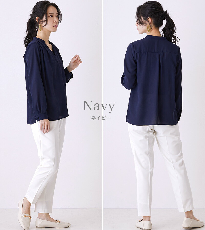 楽天市場】シフォン ブラウス レディース 長袖 シャツ おしゃれ