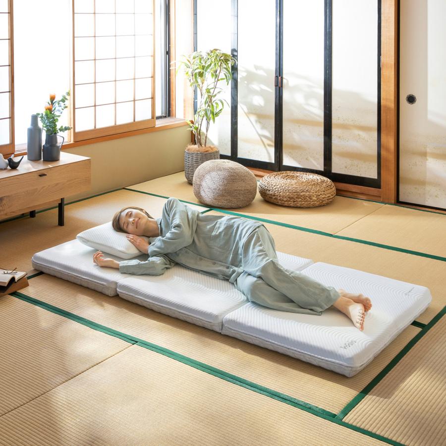 楽天市場】コアラフトン OASIS シングル セミダブル 布団 三つ折り