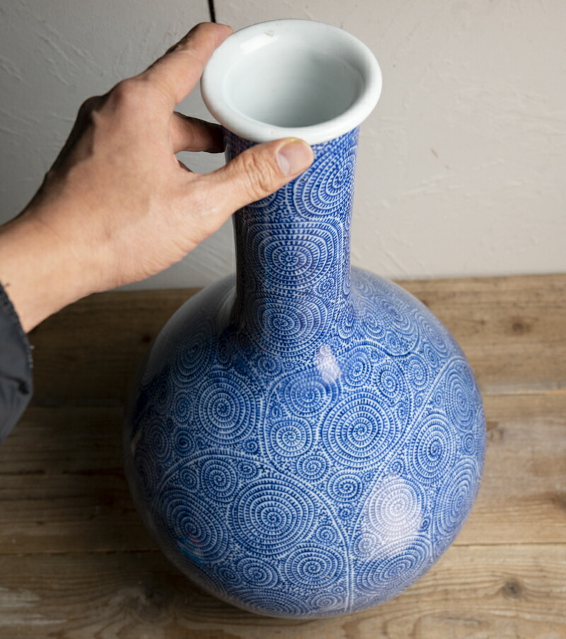 古伊万里 蝋燭徳利 ろうそく 徳利 江戸時代 くらわんか 蛸唐草 酒器 古