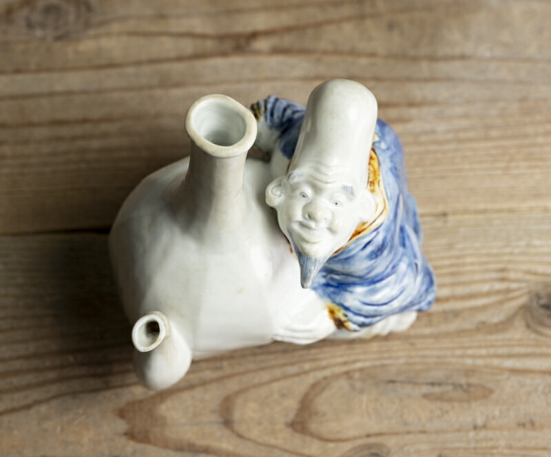 楽天市場】骨董○平戸焼寿老人水注○ | 江戸時代-19世紀頃 | 磁器 | 酒