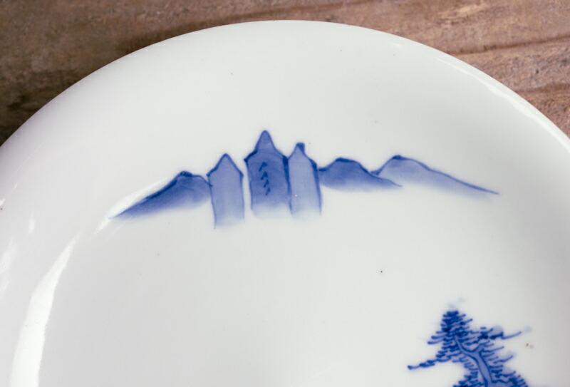 楽天市場】骨董○伊万里染付山水図皿○ | 明治時代-19世紀頃 | 肥前