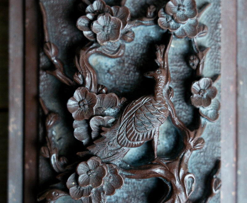 楽天市場】骨董○赤間硯 / 陽刻花鳥文蓋付○一石の彫銘あり | 20世紀頃