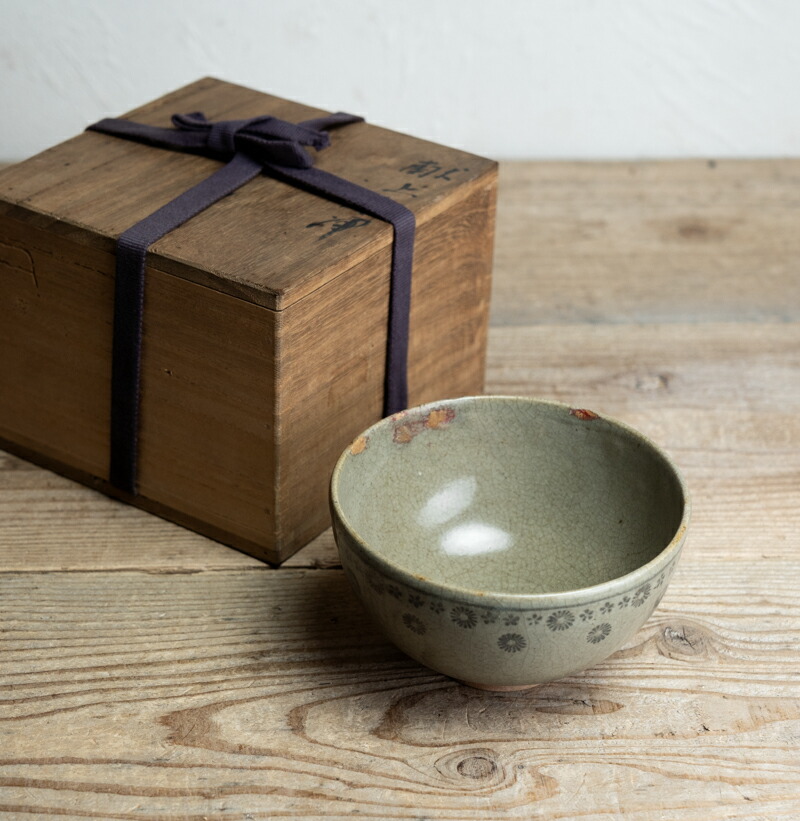 楽天市場】骨董○献上唐津象嵌花文茶碗○唐津焼 / 金継あり | 江戸中期