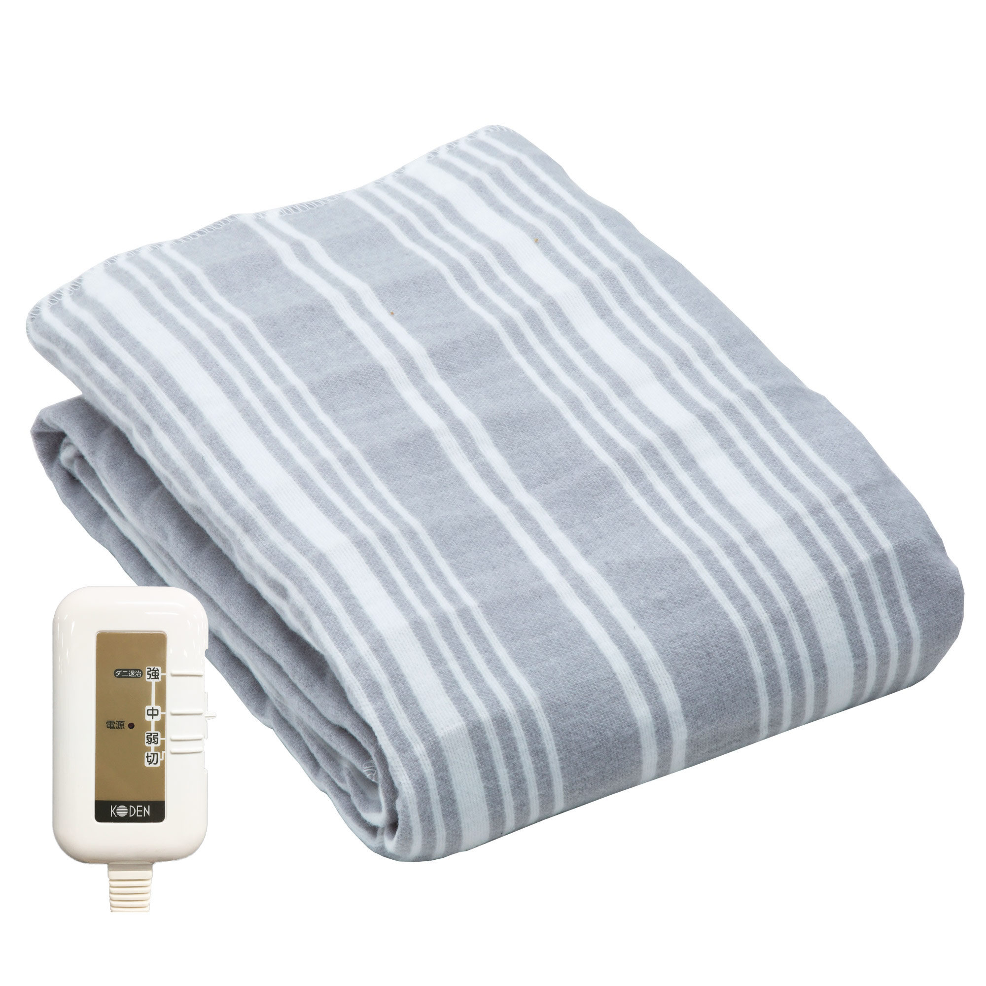 楽天市場】電気毛布 敷き ロングタイプ 180×80cm 省エネ グレイ