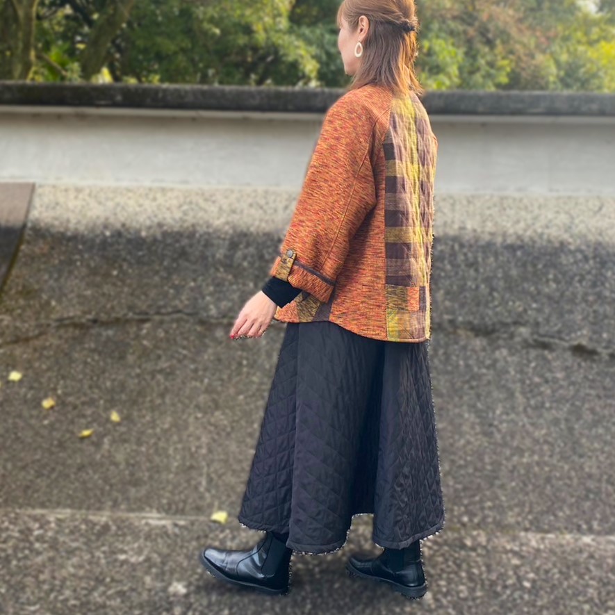 楽天市場】儀右ヱ門【久留米絣裏地付きジャケット】ポンチョケープ