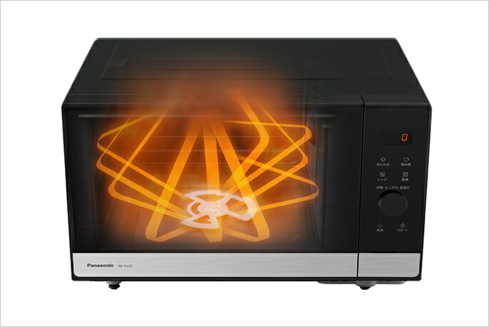 楽天市場】パナソニック 22L 単機能 電子レンジ NE-FL222-K メタル
