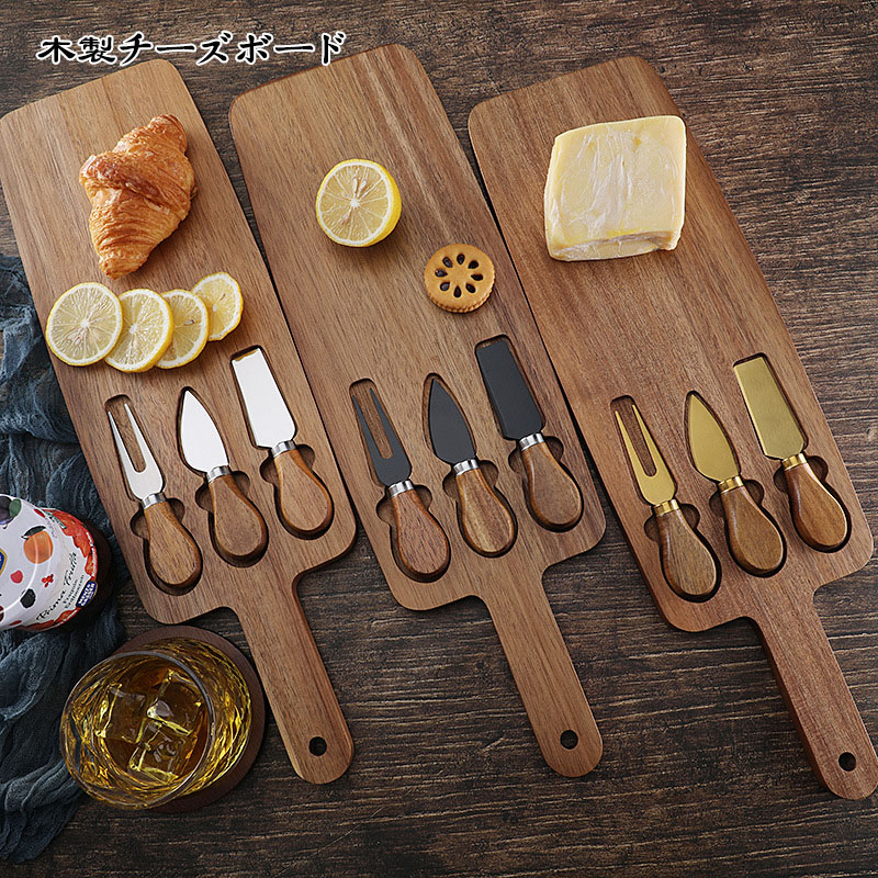 アンティーク ブレッドボードとサンドイッチナイフのセット