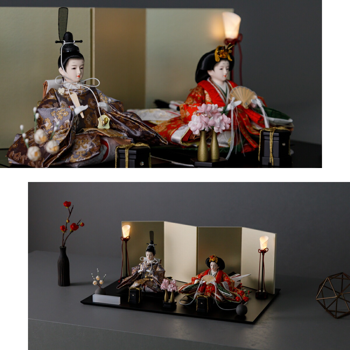 楽天市場】雛人形 おしゃれ モダン 親王飾り インテリア お雛様 雛