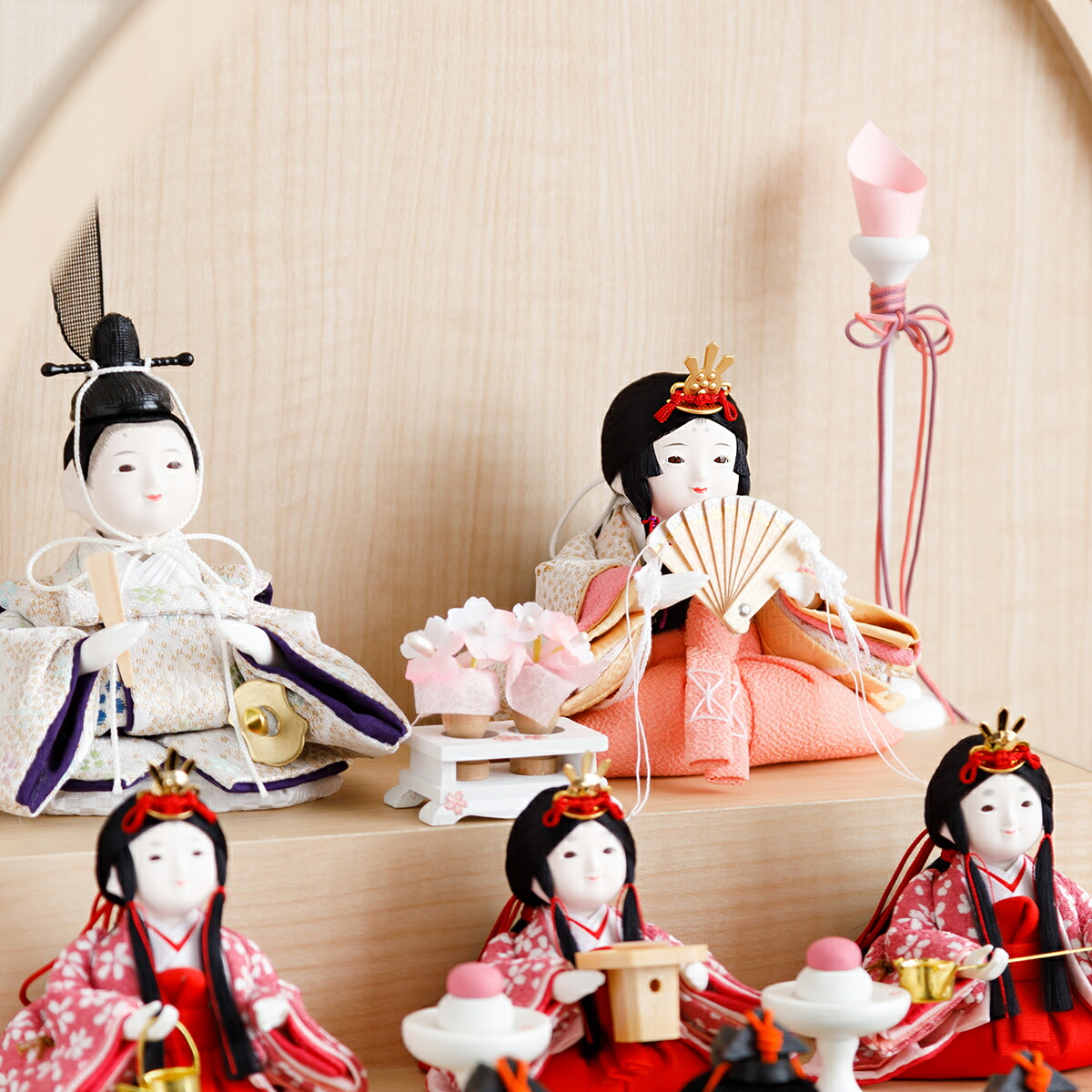 楽天市場】【毎日即日発送可&3/1ワンダフルデー先着クーポン】 雛人形