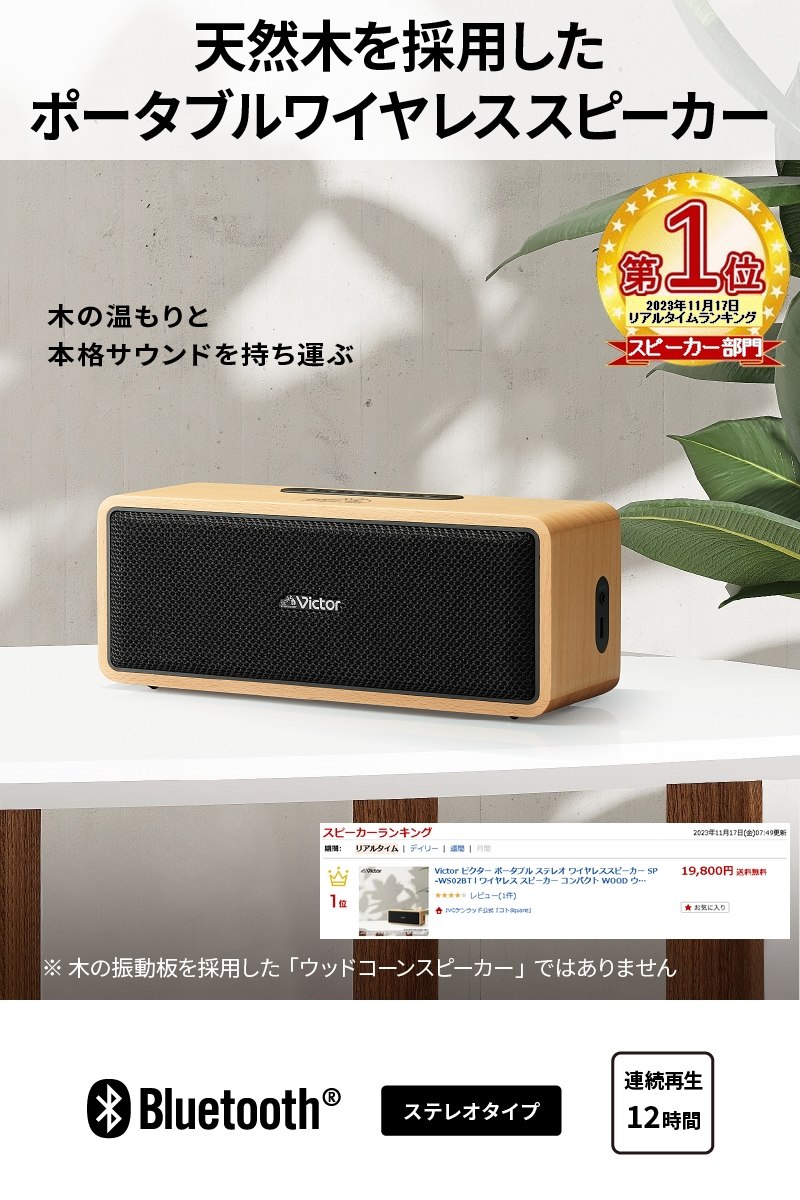 楽天市場】【楽天1位！】Victor ビクター ポータブル ステレオ