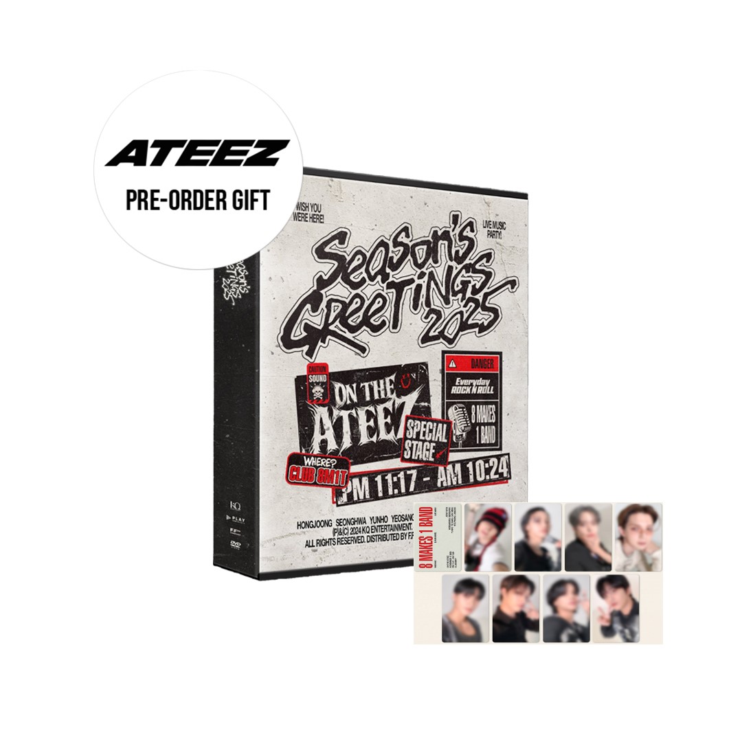 楽天市場】【KQ特典付】ATEEZ 2025 Season's Greetings ROCK WILL