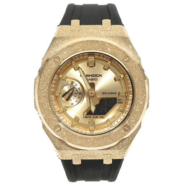 楽天市場】G-SHOCK GA2100gb GARISH GOLD フロステッド カスタム