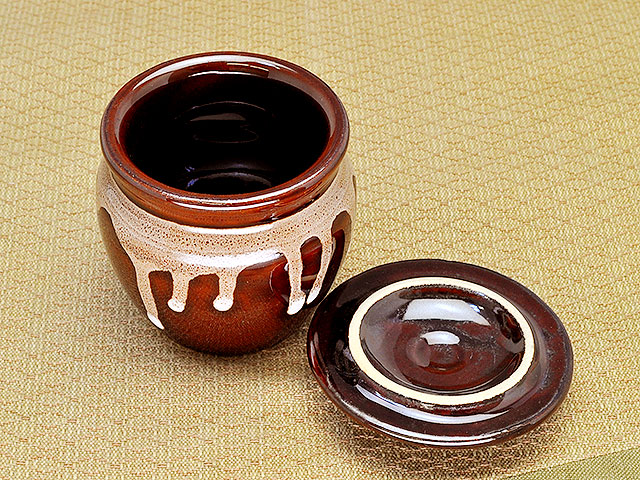 楽天市場】蓋付壺（小）100cc 直径7.5cm×高さ8.8cm つぼ 壷 フタ付き