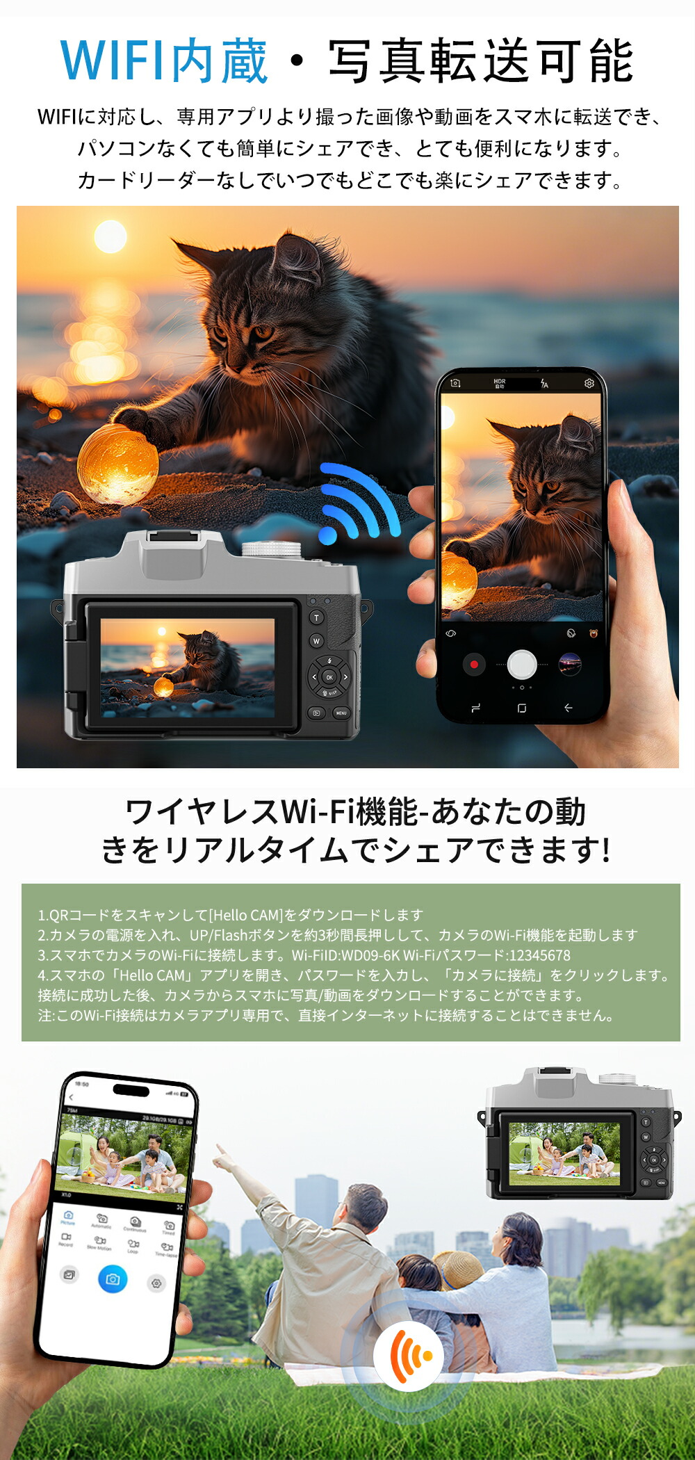 楽天市場】【バッテリー*2☆32GBカード☆最強6K録画】デジタルカメラ
