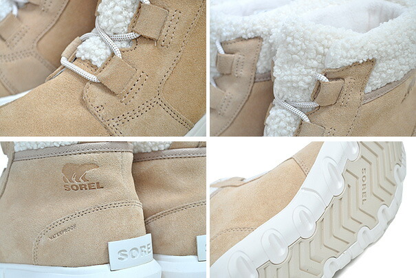 SOREL 防水ムートンブーツ ベージュ SOREL ムートンブーツ 防水 ベージュ