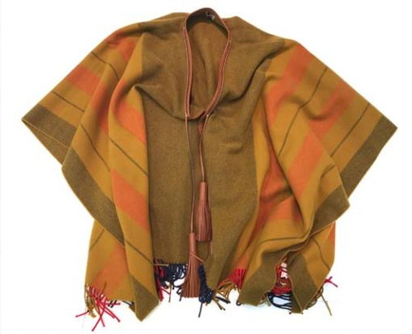 楽天市場】HERMES エルメス タッセル付ポンチョ ロカバール ムタード