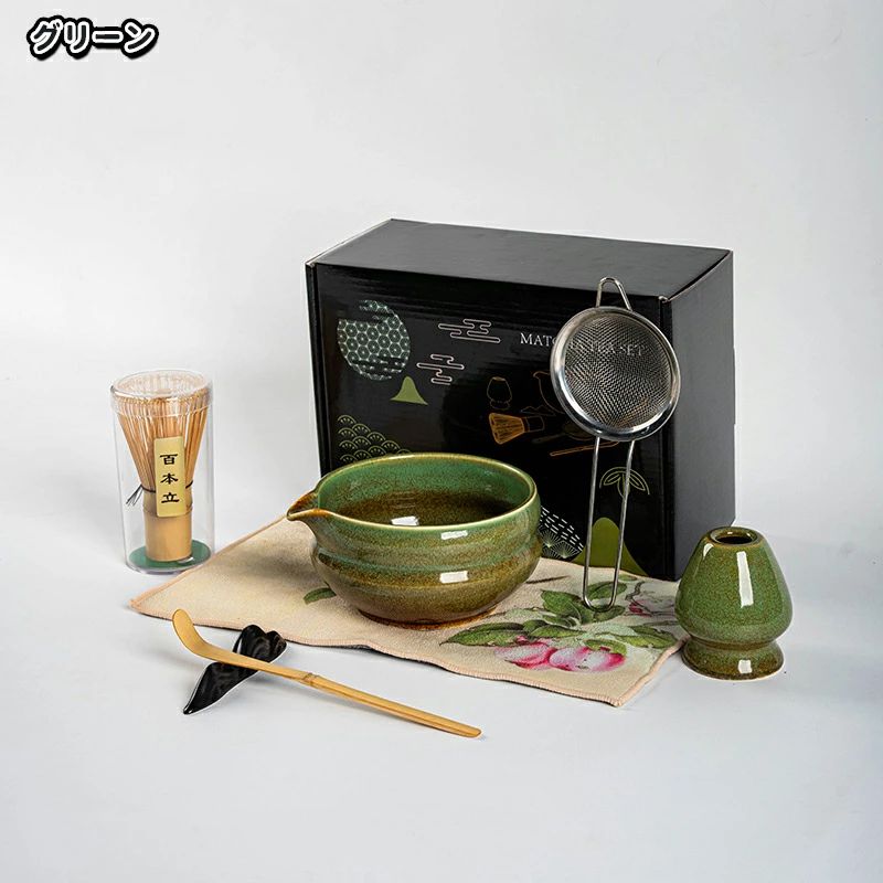 楽天市場】抹茶セット 初心者 京都抹茶 プレゼント ギフト 7点セット