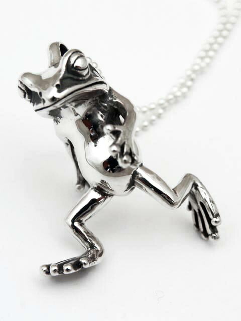 楽天市場】TaBoo925[蛙人ペンダント5・歩行] (シルバーアクセサリー