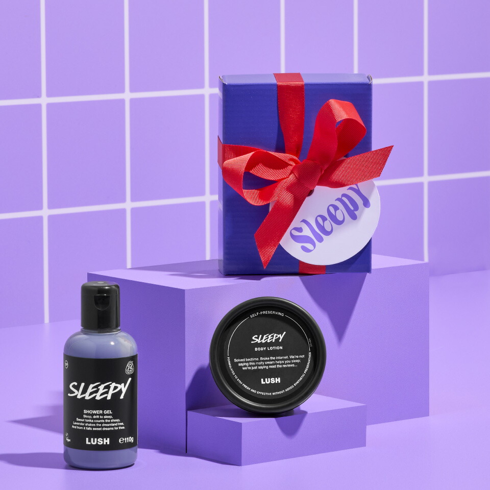 楽天市場】LUSH スリーピー ギフト シャワージェル ボディローション