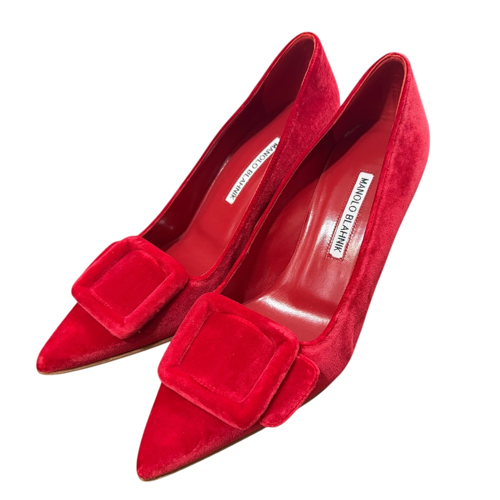 楽天市場】マノロブラニク（カラーレッド）（靴）の通販
