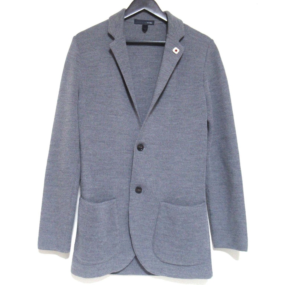 楽天市場】ラルディーニ ニットジャケット グレーの通販