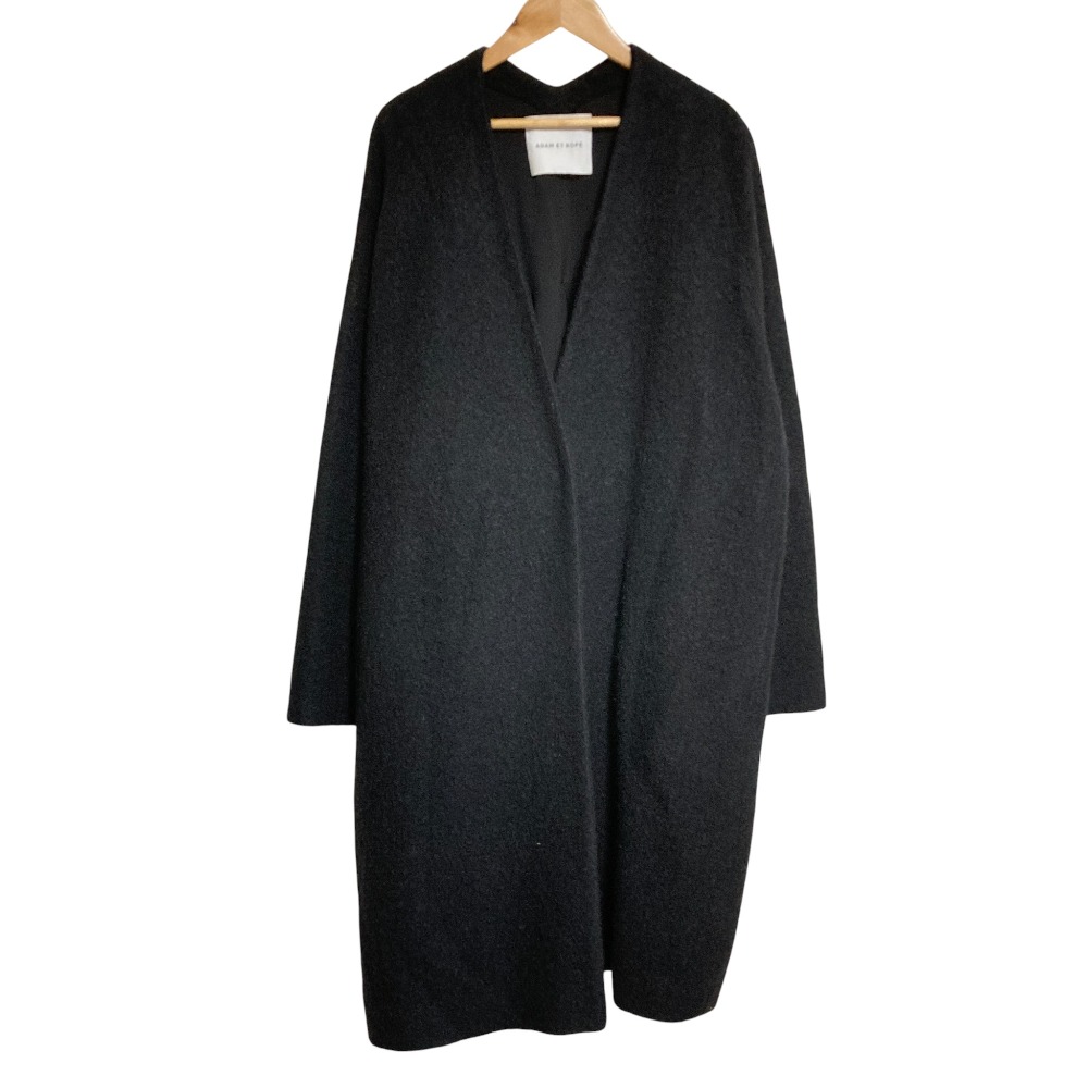 楽天市場】アダムエロペ ノーカラー コートの通販