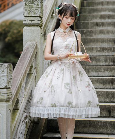 楽天市場】ロリータ Cyan Lolita ワンピース 華ロリ フリル 上品