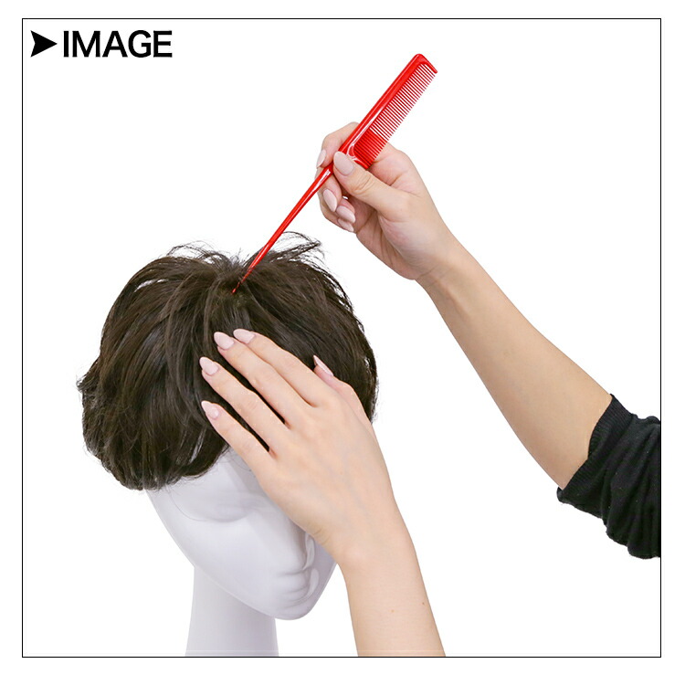 黒ウィッグ6個セット コーム付き 国家試験 黒ウィッグ6個セット コーム